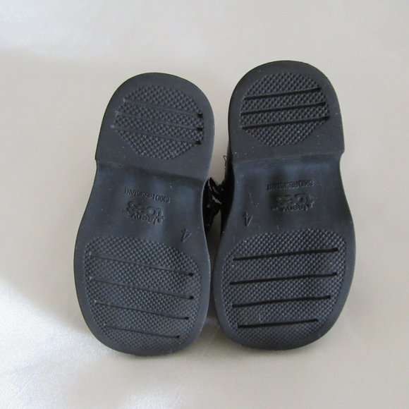 Baby Black Boots size 4 US Teeny Toes - Picture 6 of 6